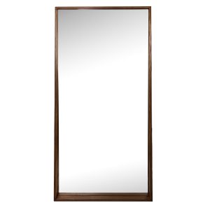 Full product image of the Jupiter Mirror in a mahogany finish