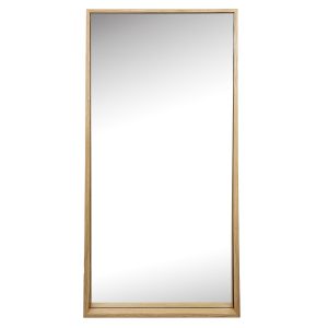 Full product image of the Jupiter Mirror in a natural finish